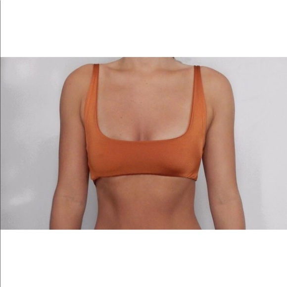 Orange two way swimsuit - Picture 4 of 9